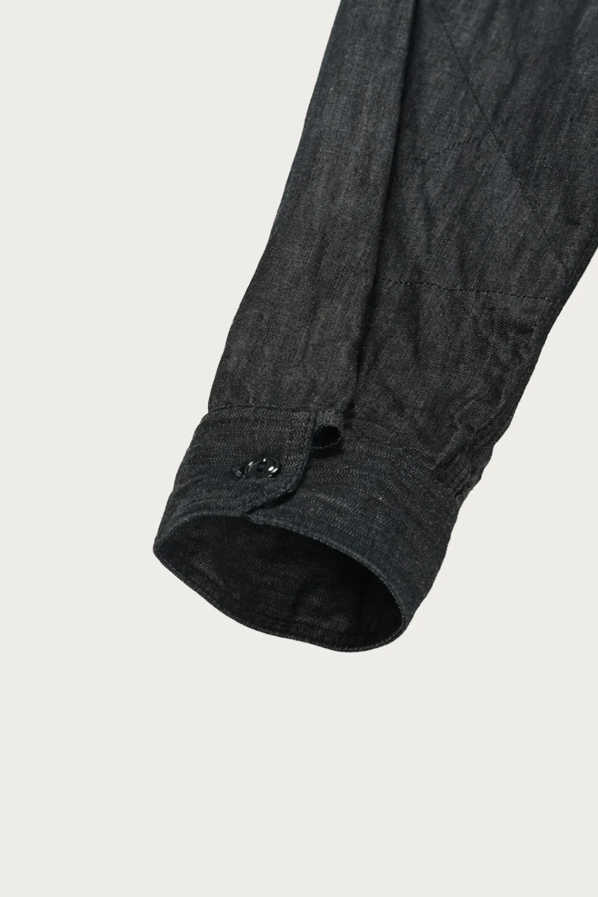 Engineered Garments Work Shirt - Black Cotton Denim Shirting< Shirts
