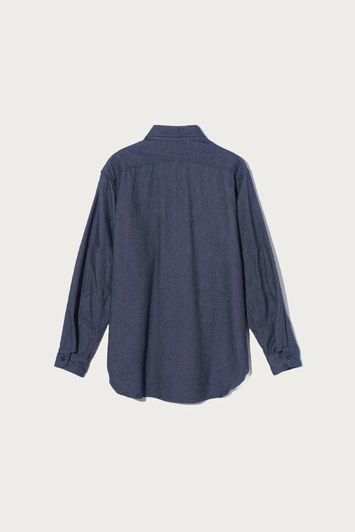 Engineered Garments Work Shirt - Indigo Cotton Denim Flannel< Shirts