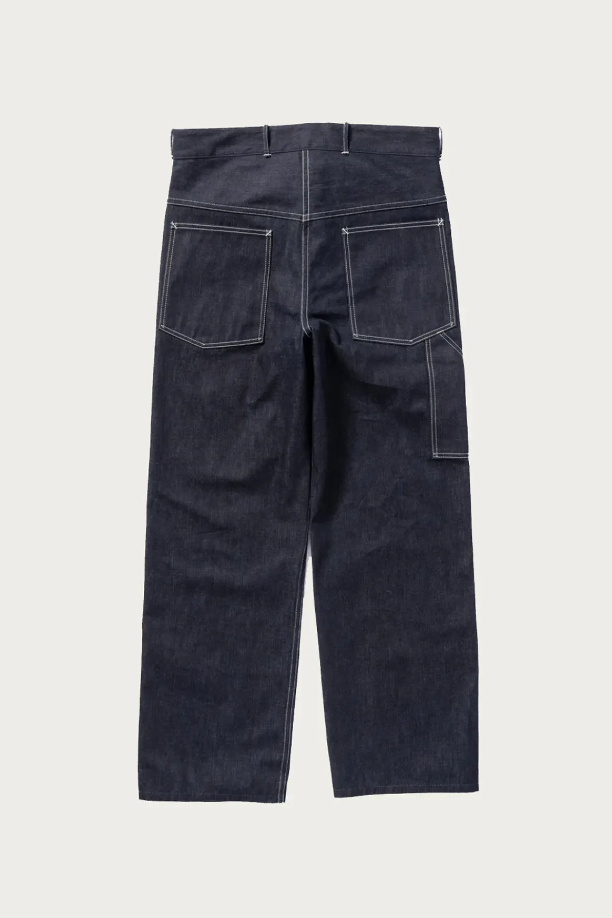 The Real McCoys WWII Denim Work Trousers - Indigo< Denim