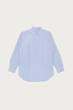 Wythe Oxford - Blue/White Stripe< Shirts