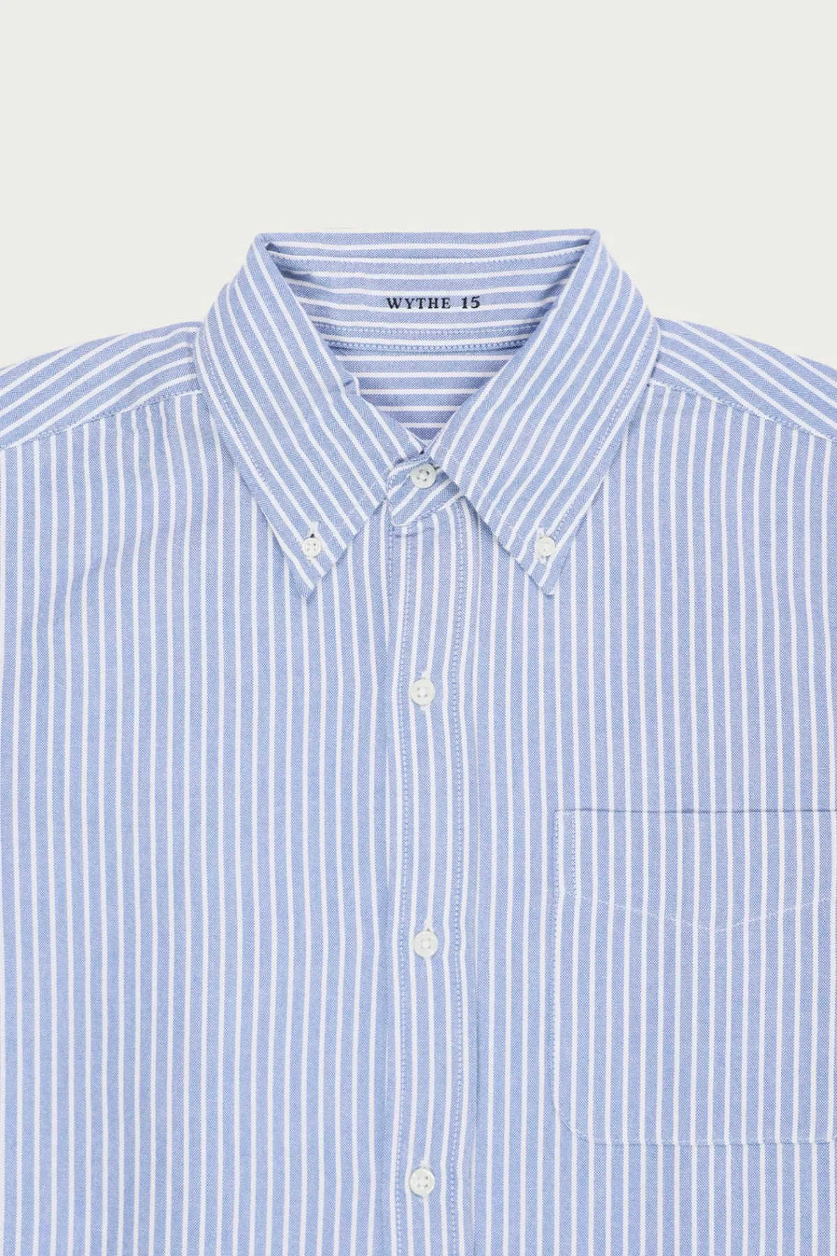 Wythe Oxford - Blue/White Stripe< Shirts
