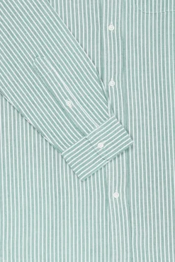 Wythe Oxford - Evergreen Stripe< Shirts