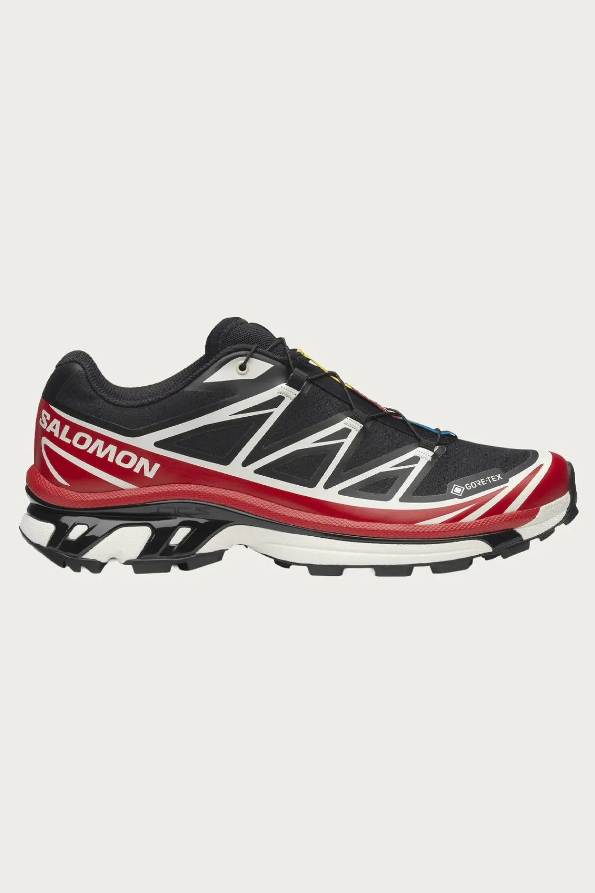 Salomon Advanced XT-6 GTX - Black/Flame Scarlet/Vanilla Ice< Footwear