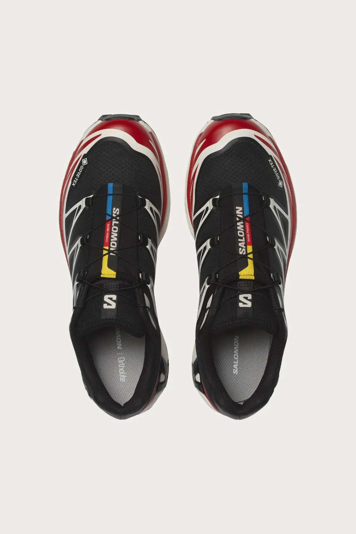 Salomon Advanced XT-6 GTX - Black/Flame Scarlet/Vanilla Ice< Footwear
