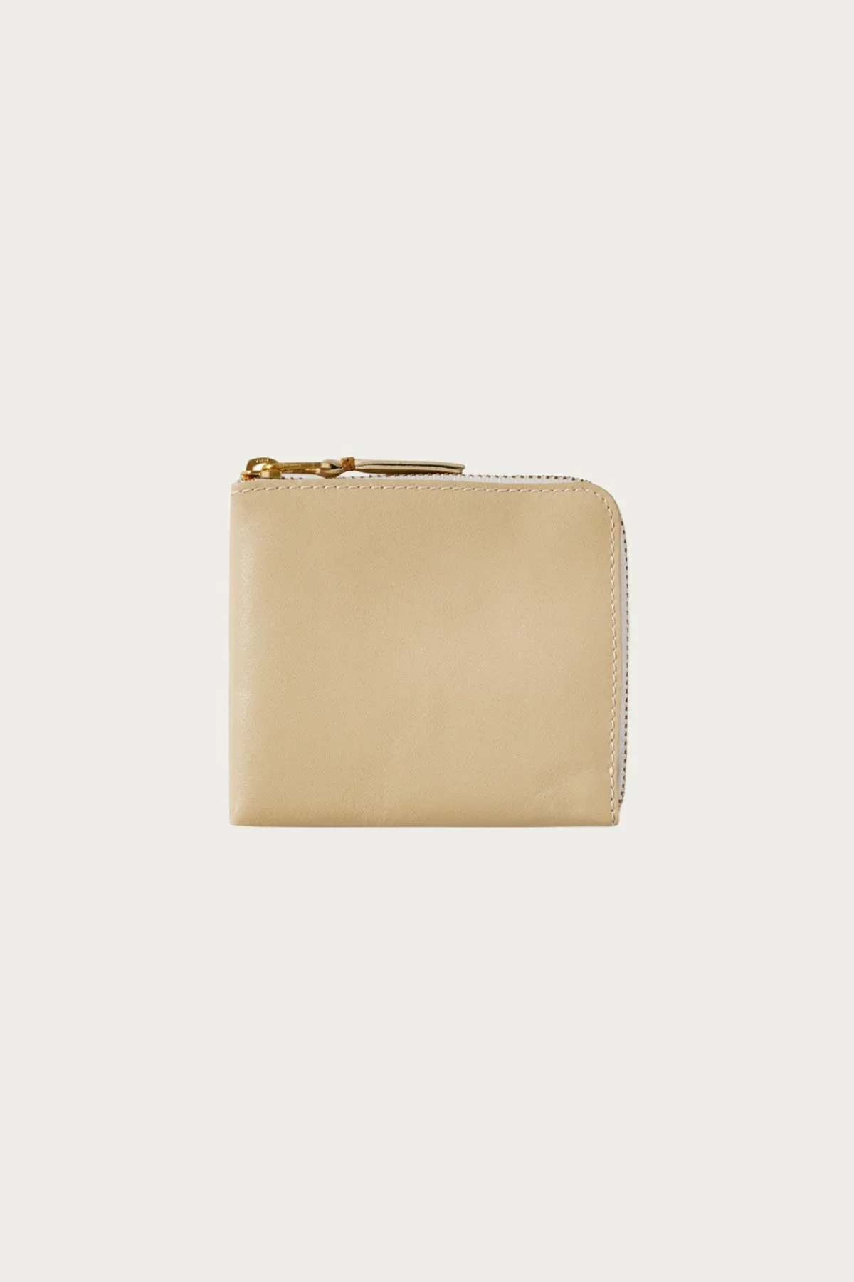 Comme des Garçons WALLET Zip-Around Wallet - Off White< Accessories